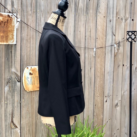Kasper Separates Black Blazer size 6P - Picture 4 of 8